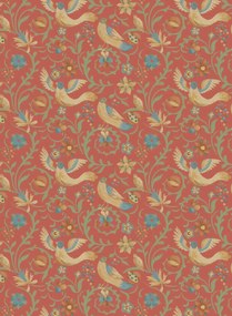 GP & J Baker Carta da parati Royal Court - Red