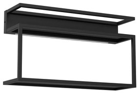 Mensola con illuminazione LED SHELF 33x60 cm nero