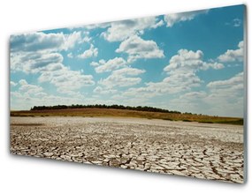 Rivestimento parete cucina Paesaggio di sabbia del deserto 100x50 cm