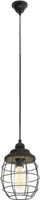 Eglo 49219 - Lampadario BAMPTON 1xE27/60W/230V