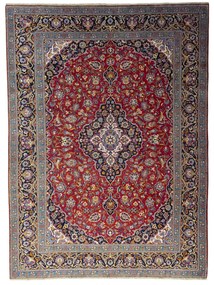 Kashan Tappeto persiano 260x350 Rosso (Iran) Annodato A Mano