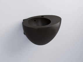 Cielo Le Giare lavabo sospeso 56x45 monoforo con troppopieno in ceramica lavagna