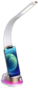 Immax 08974L - LED RGB Lampada da tavolo dimmerabile CORELLA LED/7W/12/230V bianco
