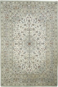 Kashan Tappeto 250x370 Beige (Iran) Annodato A Mano