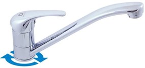 RAV Slezák SA005.0 - Miscelatore da cucina SAZAVA 11,7 cm, cromo lucido