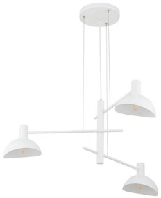 Lampadario a sospensione con filo ARTIS 3xE14/40W/230V bianco