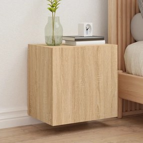 Mobile tv parete rovere sonoma 40,5x30x40 cm legno multistrato
