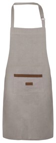 Grembiule cucina 85x60 cm beige in cotone