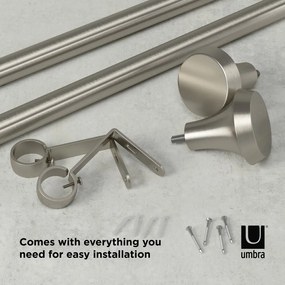 Mantovana estensibile in acciaio 91 - 183 cm Ella - Umbra