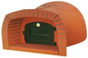 Forno a legna prefabbricato 105 x 90 cm con cappetta mod. 8C Di Fiore Forni