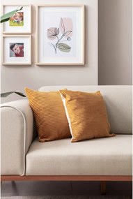 Federe decorative in set in velluto a coste 2 pz 43x43 cm – Mioli Decor