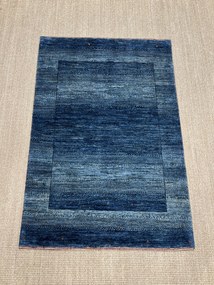 Loribaft Tappeto persiano 90 x 120 Blu (Iran) Annodato A Mano