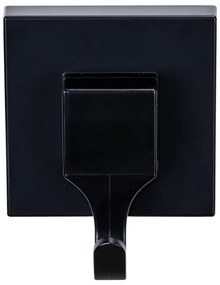 Ganci neri in plastica autobloccanti in set di 2 pezzi Quadro - Wenko