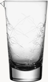 Mixing glass in cristallo soffiato Fern
