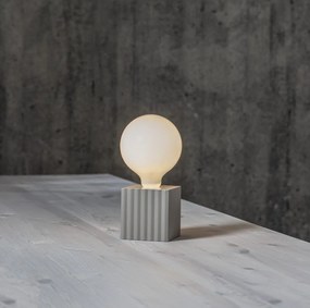 Piede di lampada grigio chiaro 10 cm Box - Star Trading