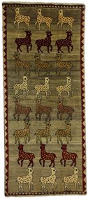Gabbeh Tappeto persiano 100x230 (Iran)