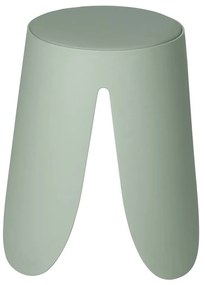 Sgabello color salvia in plastica impilabile Comiso – Wenko