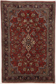 Sarouk Tappeto 130 x 200 (Iran) Annodato A Mano