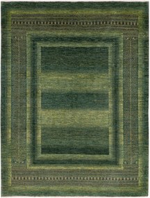 Loribaft Tappeto persiano 180 x 240 Verde (Iran) Annodato A Mano