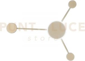 Plafoniera led etere oro 12w 1620lm cct 3000k 4000k 6500k 53x46cm i...