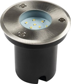 Kanlux 18193 - Lampada LED da incasso calpestabile per esterni GORDO LED/1W/230V Ø 9,5 cm IP67 in acciaio inox