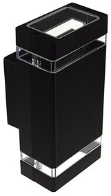 Applique da esterno LITEK 2xGU10/30W/230V IP44 nero
