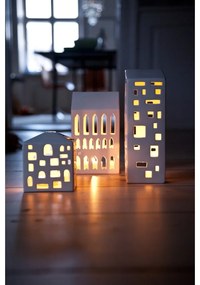 Portacandele in ceramica per tea light Urbania Lighthouse Church - Kähler Design