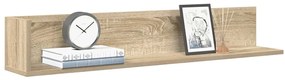 Mensole Parete 2pz Rovere Sonoma 100x16,5x16,5 Cm İn Truciolato /