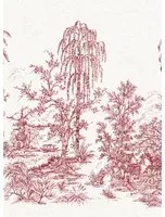 Jannelli & Volpi Carta da parati panoramica Mandalay - White Red Panel 1