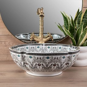 Lavabo da appoggio Rea Asanti