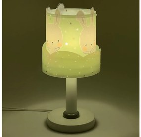 Dalber 61151H - Lampada per bambini BUNNY 1xE14/40W/230V verde