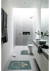 Tappetini da bagno verdi in set da 2 60x100 cm - Mila Home