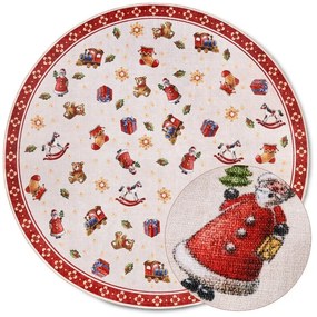 Tappeto rotondo rosso con motivo natalizio ø 150 cm Red Christmas - Villeroy&amp;Boch
