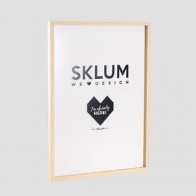 Cornice per foto in legno Nupur Legno Naturale & 50 x 70 cm - Sklum
