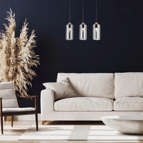 Rabalux 72123 - Lampadario a cavo TANNO 3xE27/25W/230V