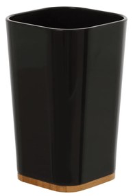 Portaspazzolino D'Appoggio Feridras "Bamboo" Nero
