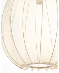 Lampadario beige con paralume in tessuto ø 50 cm Itela - Light &amp; Living