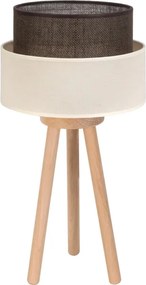 Brilagi - Lampada da tavolo LED BOHO STYLE 1xE27/15W/230V crema/marrone