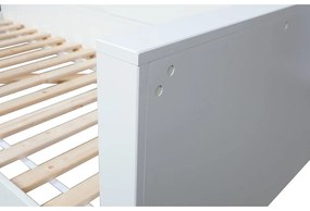 Letto singolo bianco con contenitore 90x200 cm Connect - WOOOD