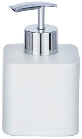 Distributore di sapone in ceramica grigio chiaro, 290 ml Hexa - Wenko