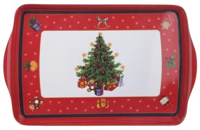 Vassoio albero di Natale 38,5x24 cm in melammina