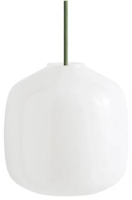 Buoy Glass 200 Lampada a Sospensione Opal/Garden Green - Hay