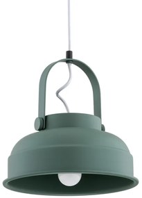 Argon 8287 - Lampadario a sospensione con filo DAKOTA 1xE27/15W/230V verde