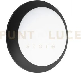 Verona applique plafoniera d35 cm 2 luci attacco e27 nero ip66