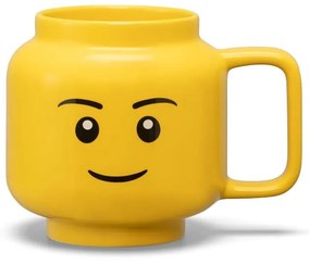 Tazza per bambini in ceramica gialla 530 ml Head - LEGO®