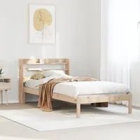 Letto senza Materasso 90x190 cm in Legno Massello di Pino 3306527