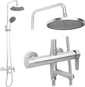 Set Doccia Rea Arcos brush nickle
