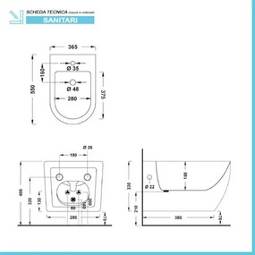 Coppia sanitari sospesi Rimless serie Tokyo con copriwc rallentato