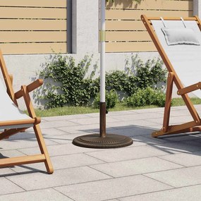 Base Per Ombrellone Bronzo 45x45x30 Cm İn Ghisa /