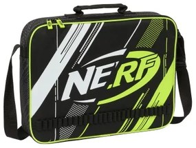 Borsa per la scuola Nerf Get ready Nero 38 x 28 x 6 cm